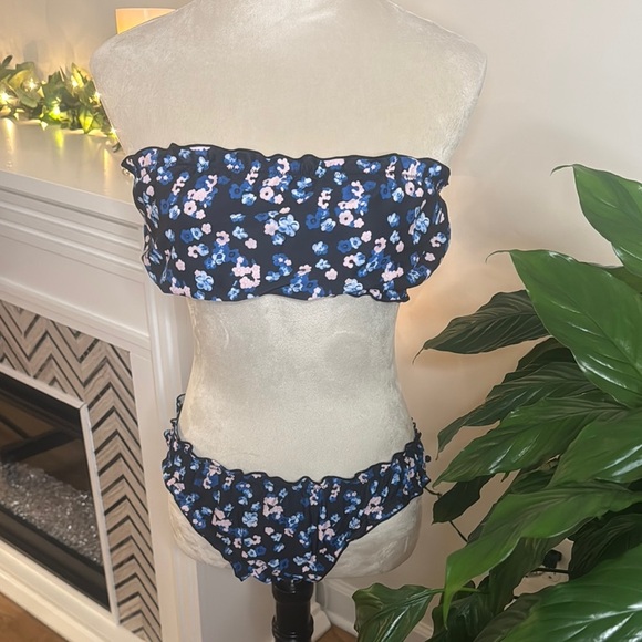SHEIN Other - SHEIN Black Floral Bikini NWOT